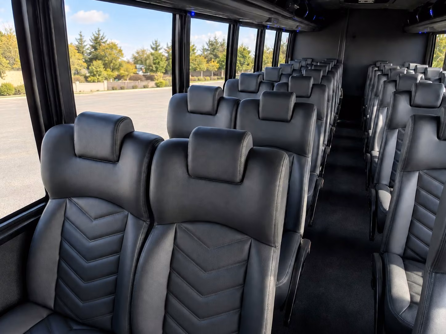 20 passenger minibus inside