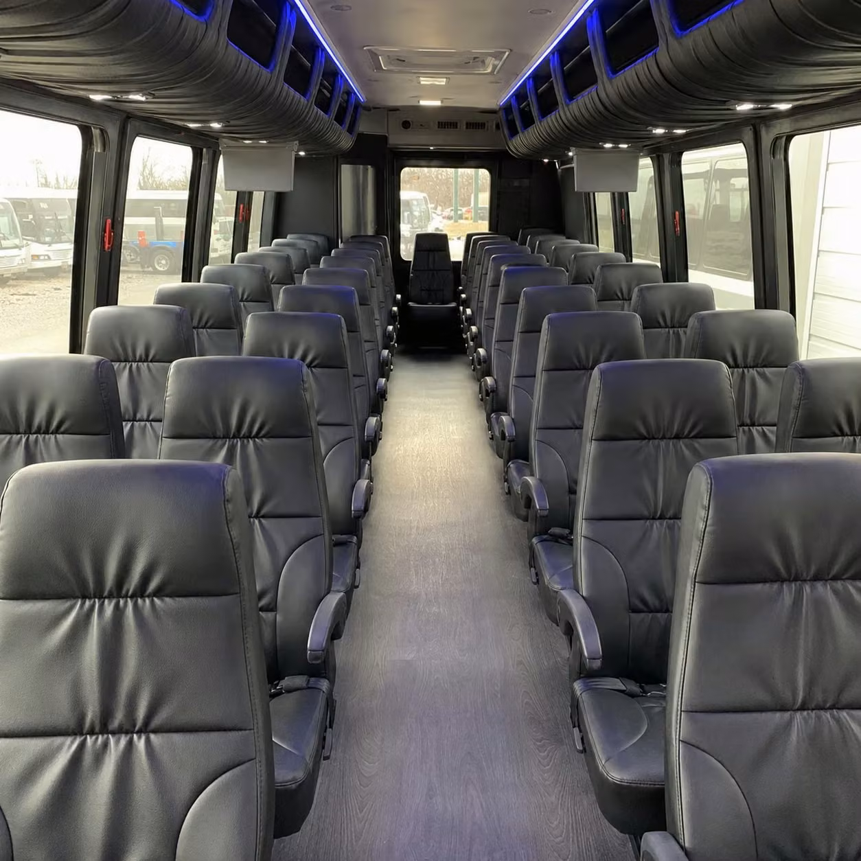 35 passenger minibus inside