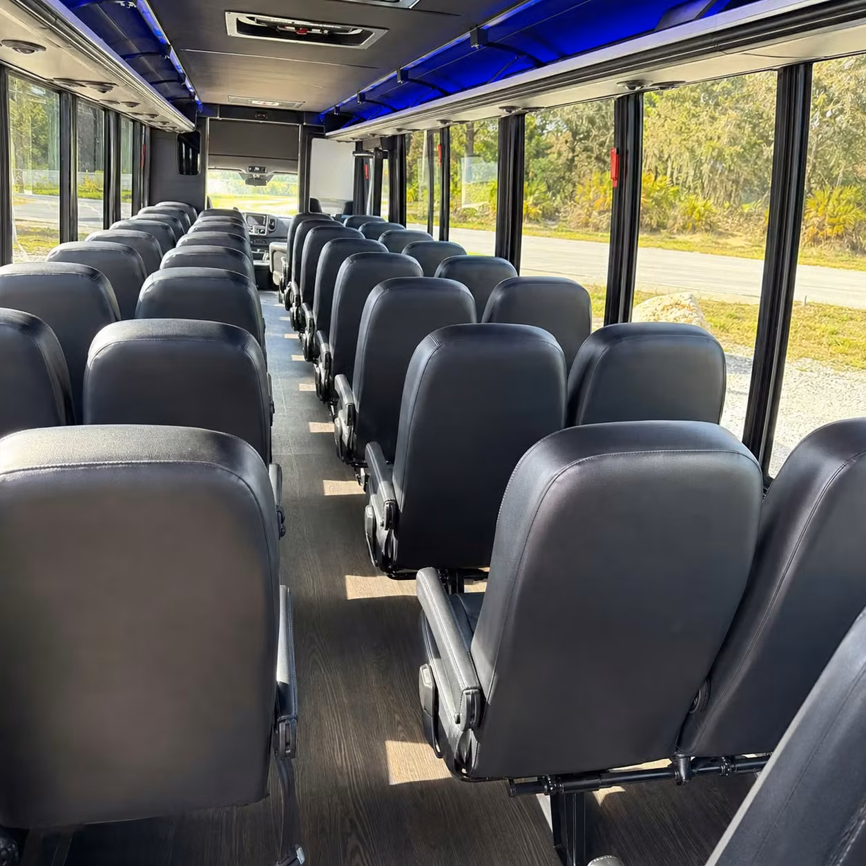 35 passenger minibus interior