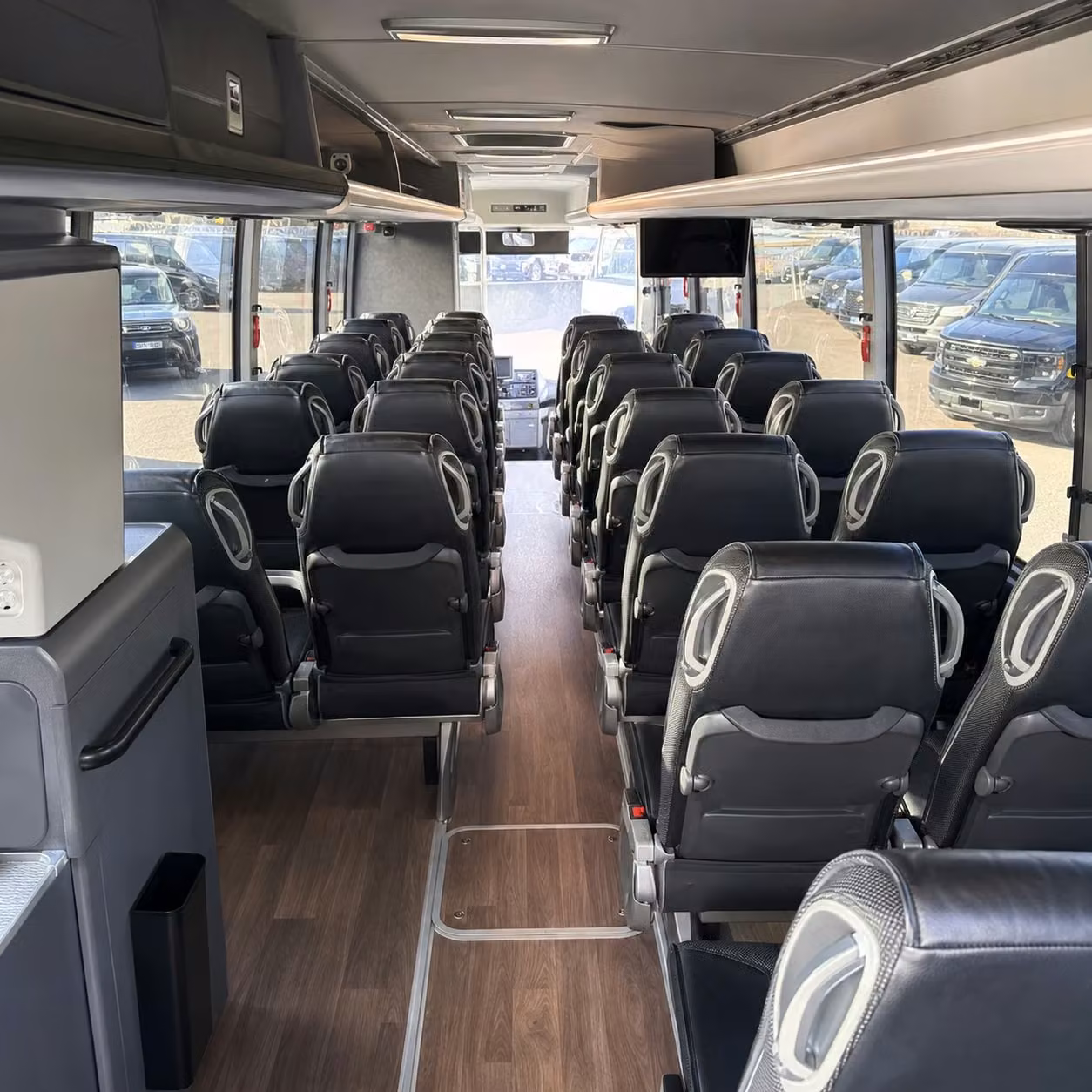 fullerton charter bus interior