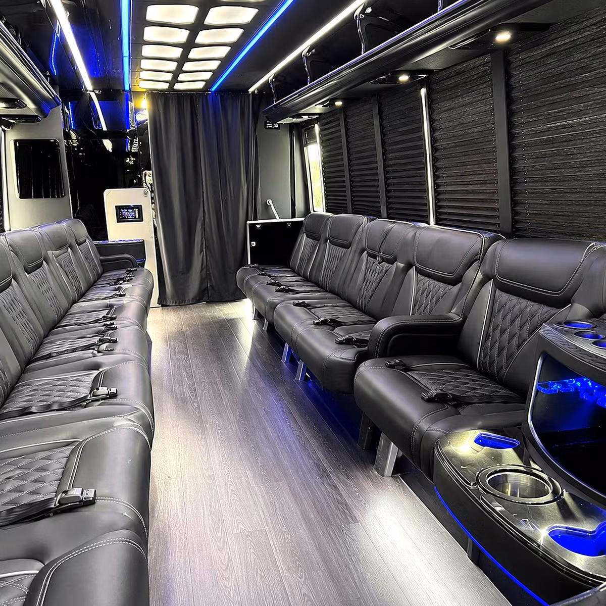 party bus interior