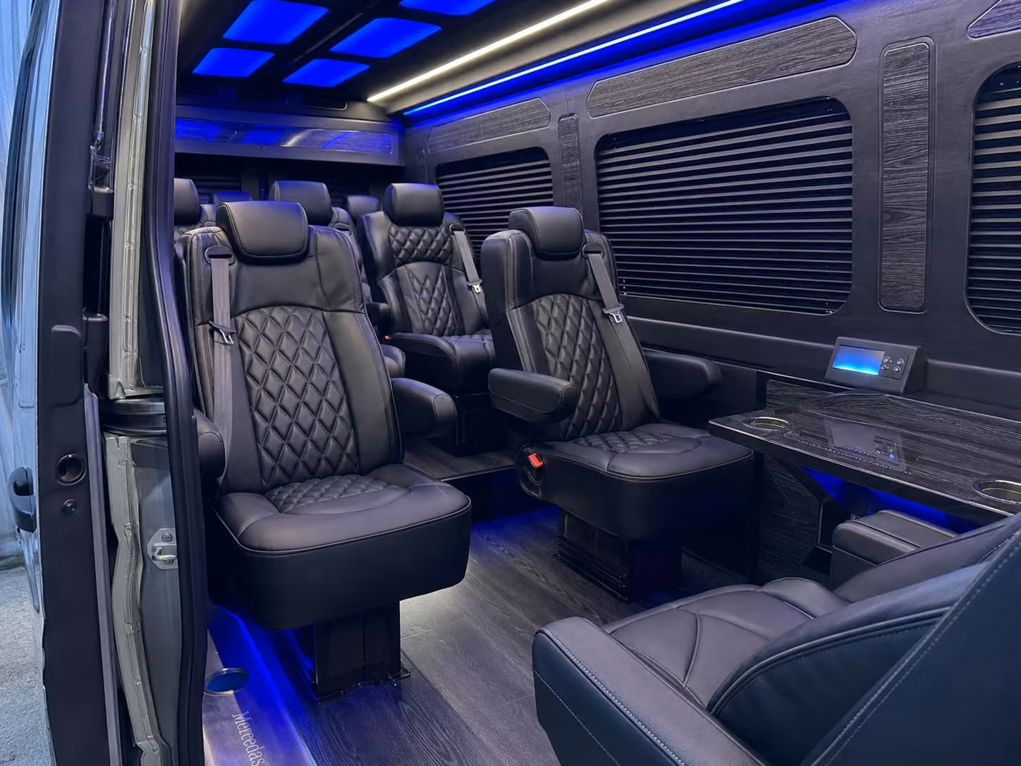 sprinter van transportation for groups and events across fullerton