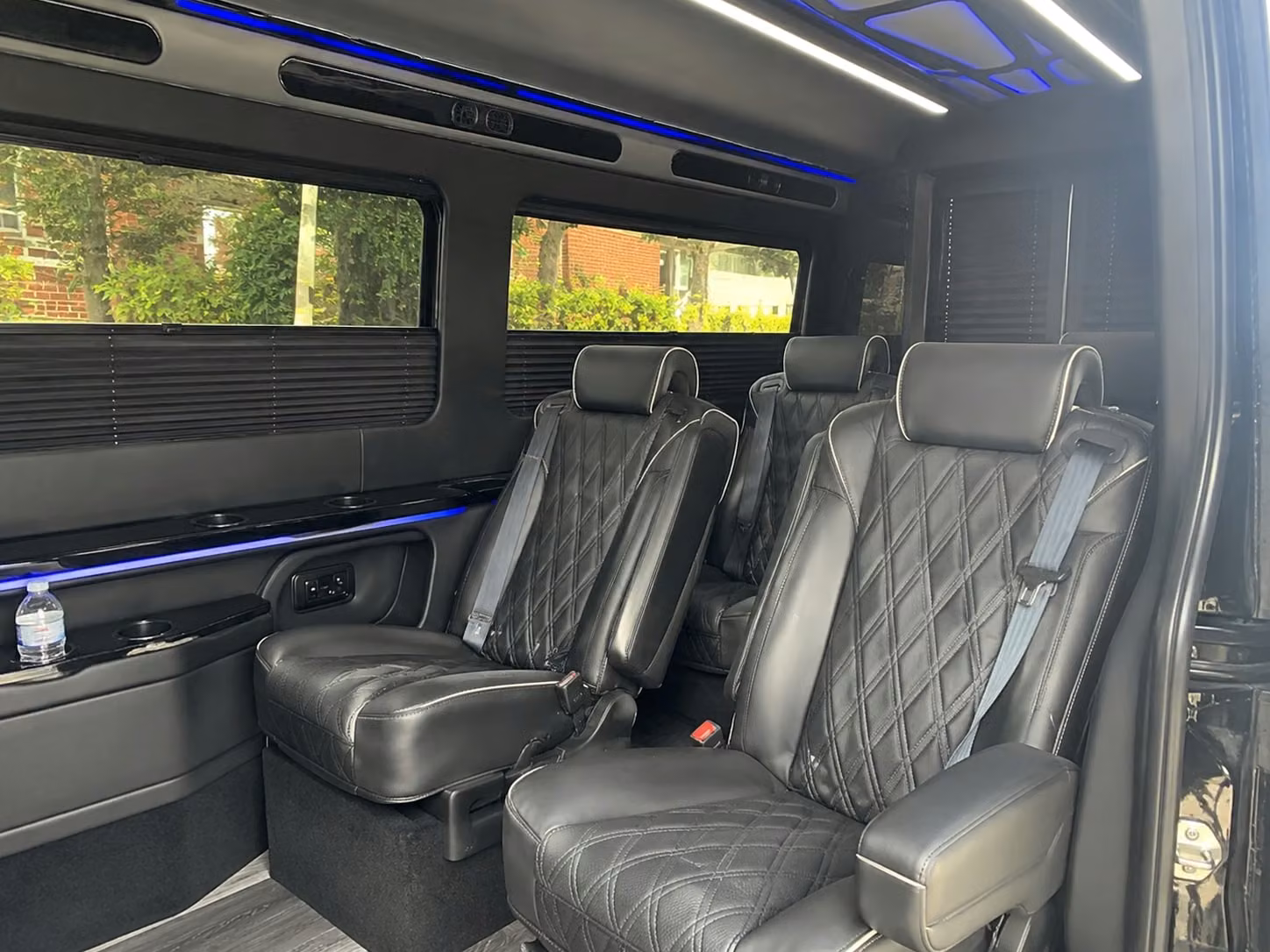 sprinter van with driver inside